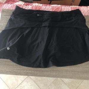 Black tennis skirt